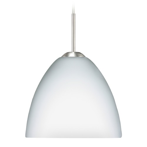 Besa Lighting Besa Lighting Sasha Satin Nickel Mini-Pendant Light 1BT-757207-SN