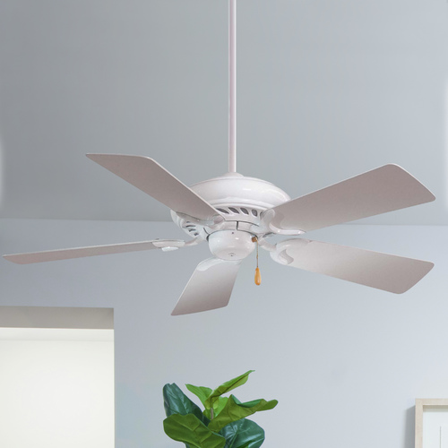 Minka Aire Supra 44-Inch Fan in White by Minka Aire F563-WH