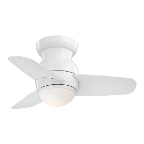 Spacesaver 26-Inch LED Ceiling Fan in White by Minka Aire