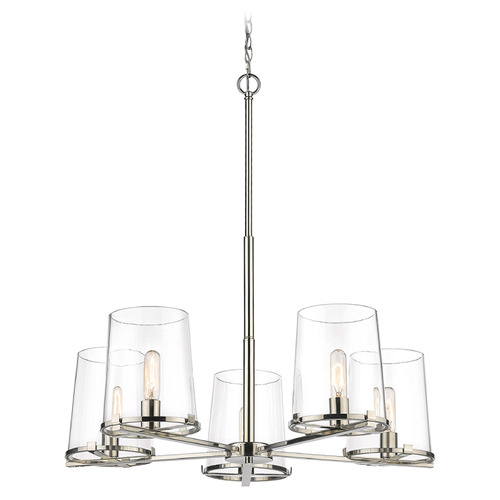 Z-Lite Callista Polished Nickel Chandelier by Z-Lite 3032-5PN