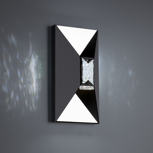 Schonbek Beyond Vida 12-Inch LED Outdoor Wall Light in Black by Schonbek Beyond BWSW54312-BK