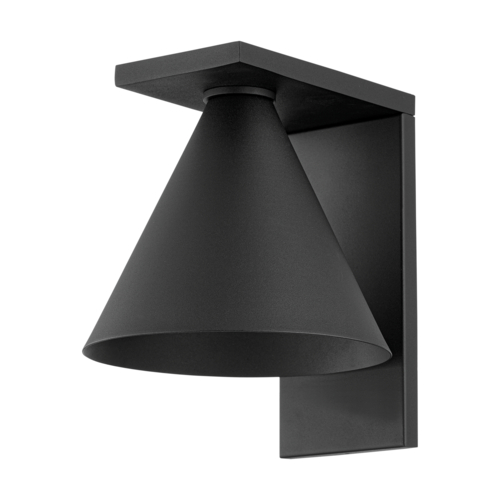 Sean 11.75-Inch Outdoor Wall Light in Textured Black by Troy Lighting