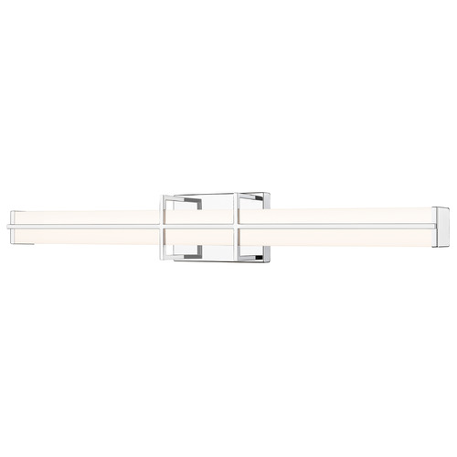 Z-Lite Z-Lite Harrison Chrome LED Vertical Bathroom Light 1011-32W-CH-LED