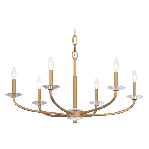 Atella 6-Light Chandelier in Ashen Gold by Minka Lavery