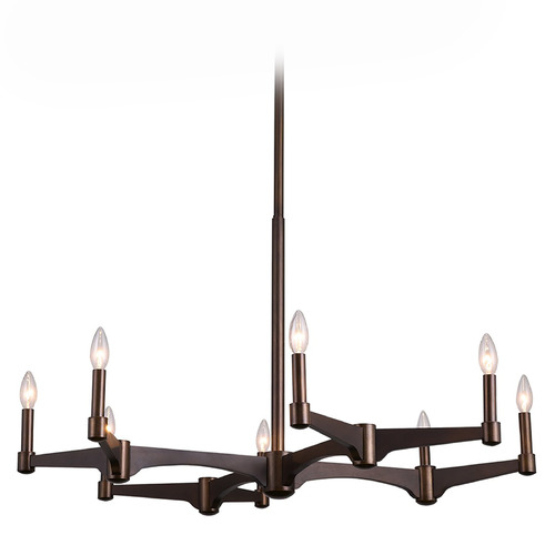 Kalco Lighting Tono Vintage Bronze Chandelier