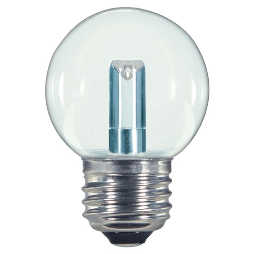 1.4W LED G16-1/2 Clear 2700K 36 Lumens Medium Base 120V Carded by Satco Lighting