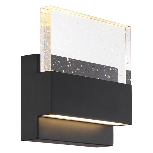 Ellusion Matte Black LED Sconce by Nuvo Lighting