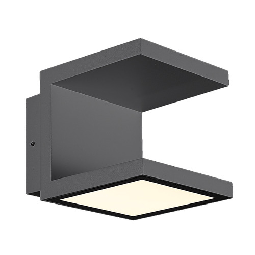 Rail Graphite Grey LED Outdoor Wall Light by Eurofase Lighting