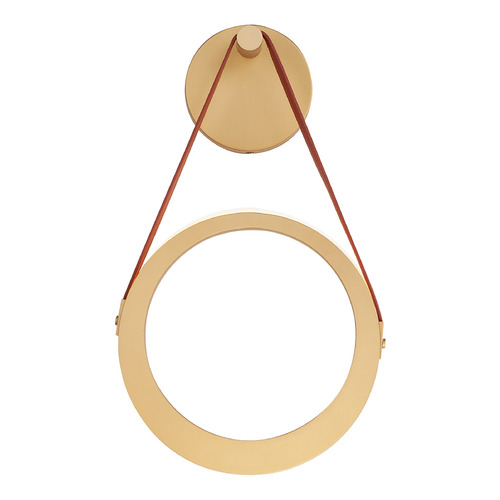 Tether LED Wall Sconce in Natural Aged Brass by ET2 Lighting