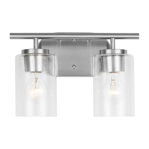 Oslo 12.50-Inch Brushed Nickel LED Bathroom Light by Generation Lighting