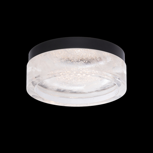 Melange 8.25-Inch LED Flush Mount in Black by Schonbek Beyond
