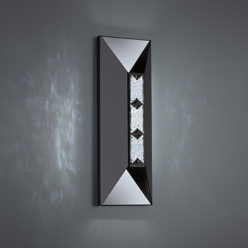 Vida 18-Inch LED Outdoor Wall Light in Black by Schonbek Beyond