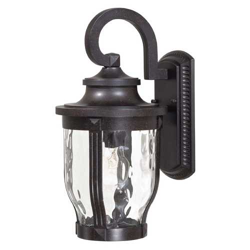 Minka Lavery Outdoor Wall Light with Clear Glass in Corona Bronze by Minka Lavery 8762-166