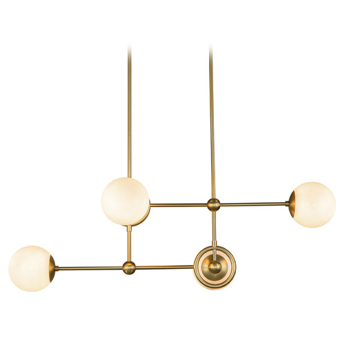 Alora Lighting Alan Pepin Fiore Brushed Gold Chandelier
