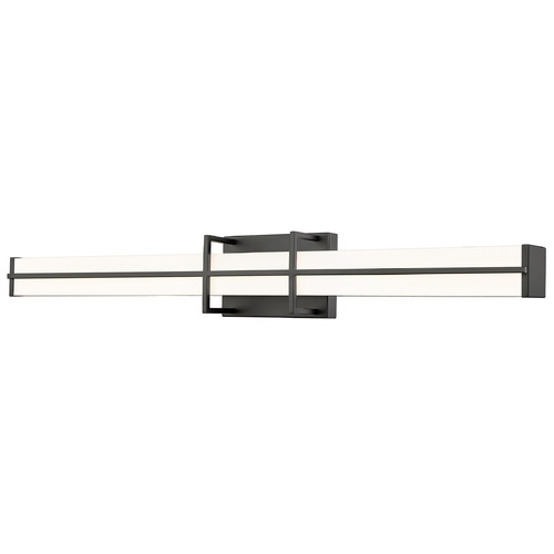 Z-Lite Z-Lite Harrison Matte Black LED Vertical Bathroom Light 1011-32W-MB-LED