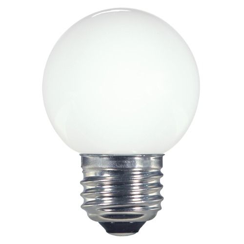 1.4W LED G16-1/2 White 2700K 45 Lumens Medium Base 120V Carded by Satco Lighting