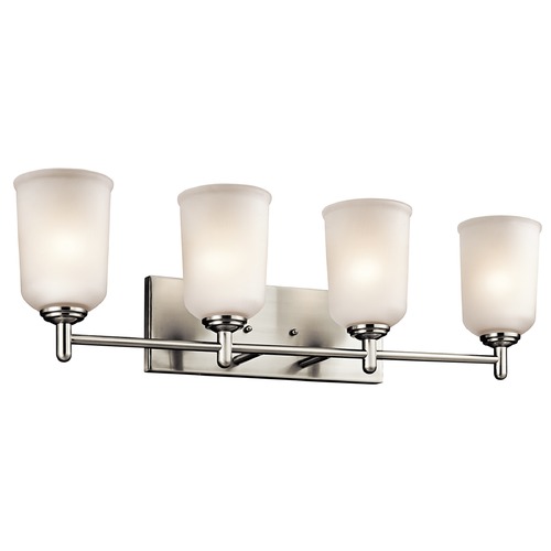 Kichler Lighting Shailene 29.50-Inch Vanity Light in Brushed Nickel by Kichler Lighting 45575NI