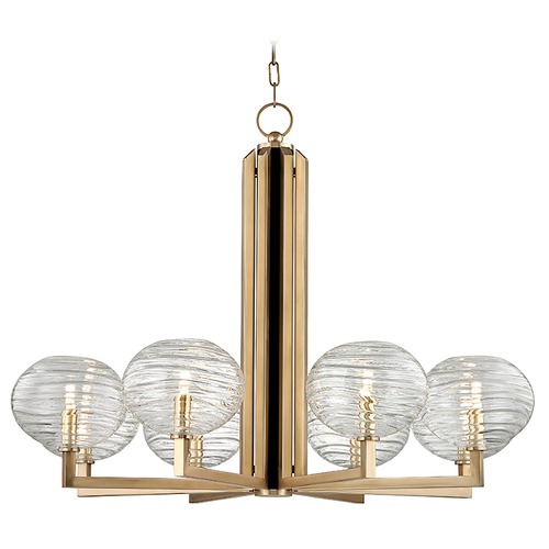 Hudson Valley Lighting Breton 8-Light Chandelier in Aged Brass by Hudson Valley Lighting 2418-AGB