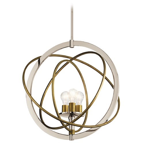 Kichler Lighting Ibis 22.50-Inch Polished Nickel Pendant by Kichler Lighting 44202PN