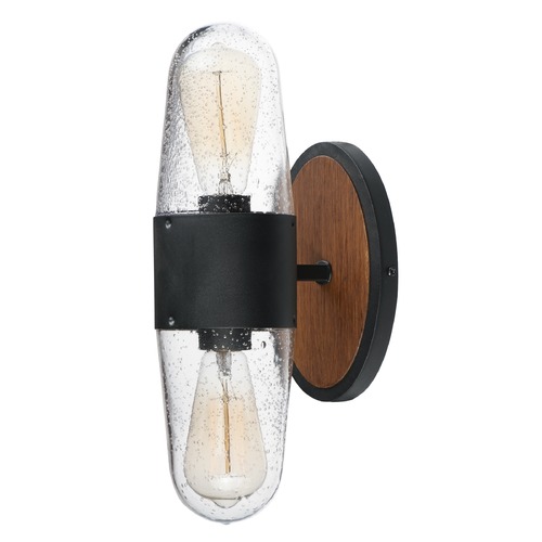 Maxim Lighting Maxim Lighting Lido Antique Pecan / Black Outdoor Wall Light 30012CDAPBK
