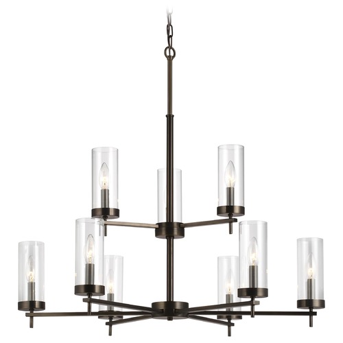 Visual Comfort Studio Collection Zire Brushed Oil Rubbed Bronze Chandelier by Visual Comfort Studio 3190309-778