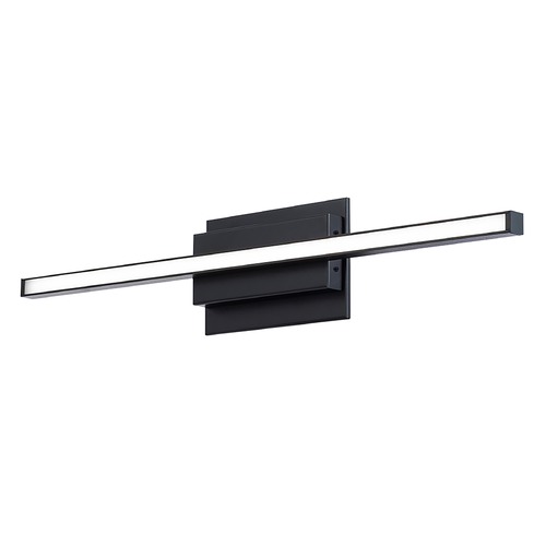 Parallax 24-Inch Vanity Light in Black 3CCT by WAC Lighting