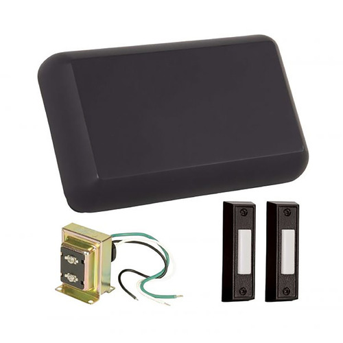 Chimes Flat Black Doorbell Chime by Craftmade Lighting