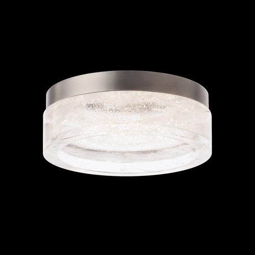 Schonbek Beyond Melange 8.25-Inch LED Flush Mount in Brushed Nickel by Schonbek Beyond BFM61208-BN