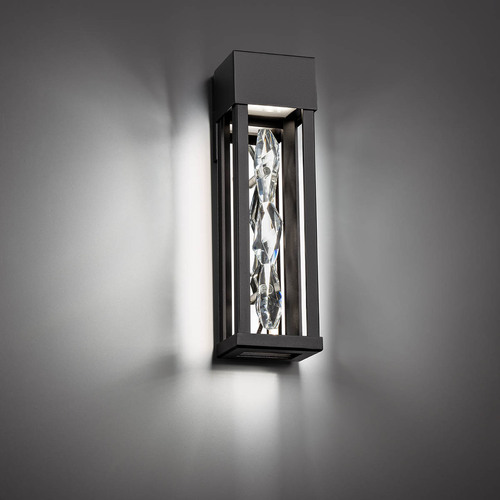 Schonbek Beyond Polar 16-Inch LED Outdoor Wall Light in Black by Schonbek Beyond BWSW59316-BK