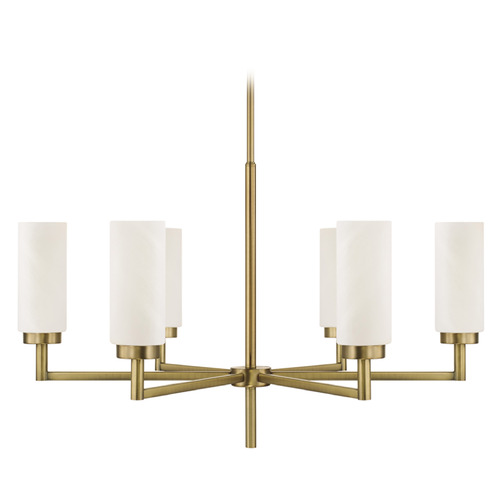 Capital Lighting Alyssa Aged Brass Chandelier