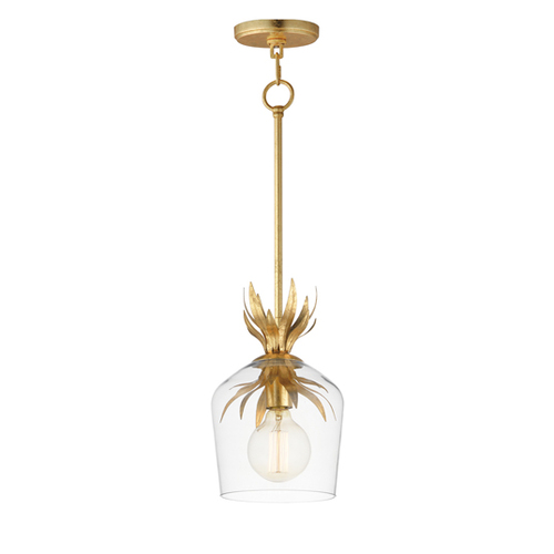Paloma Mini Pendant in Gold Leaf by Maxim Lighting