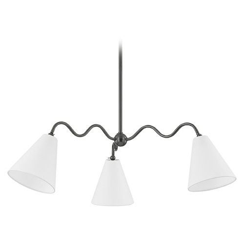 Mitzi By Hudson Valley Tali Roth Onda Old Bronze LED Chandelier