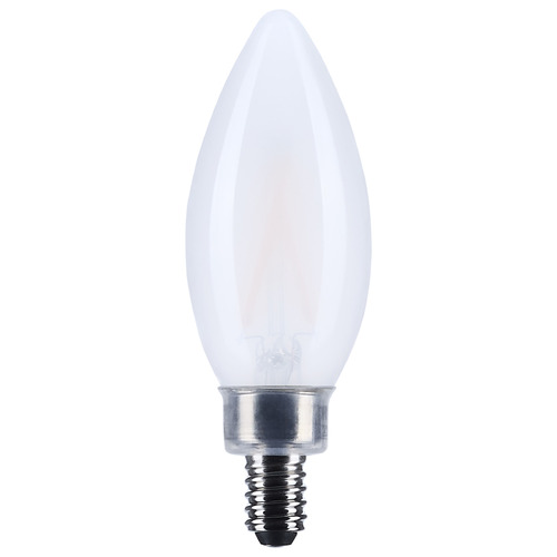 3W B11 3000K E12 Base Frosted LED Light Bulb by Satco Lighting