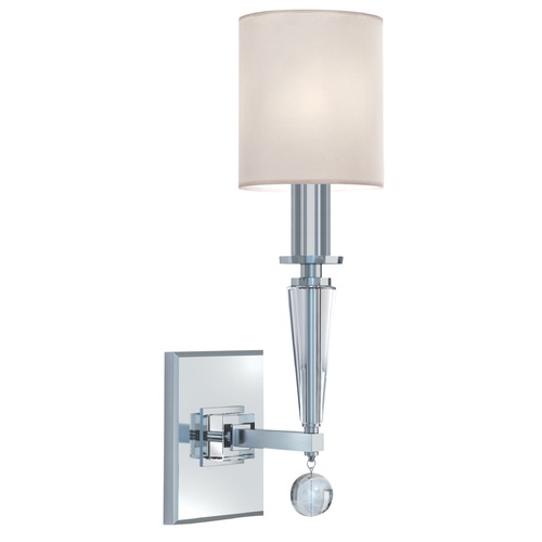 Crystorama Lighting Paxton Polished Nickel Sconce