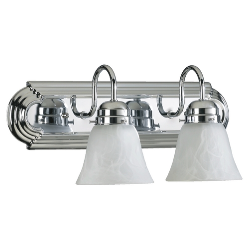 Quorum Lighting Chrome Bathroom Light by Quorum Lighting 5094-2-114