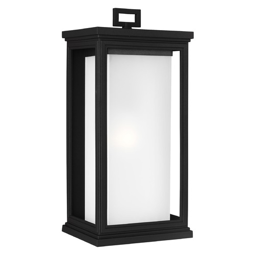 Roscoe 18.25-Inch Outdoor Lantern in Textured Black by Generation Lighting