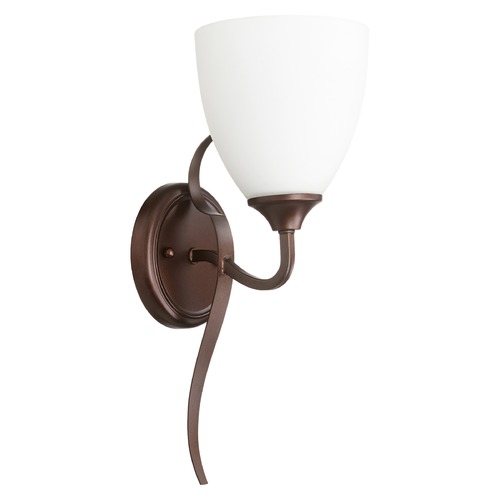 Jardin Oiled Bronze Sconce by Quorum Lighting