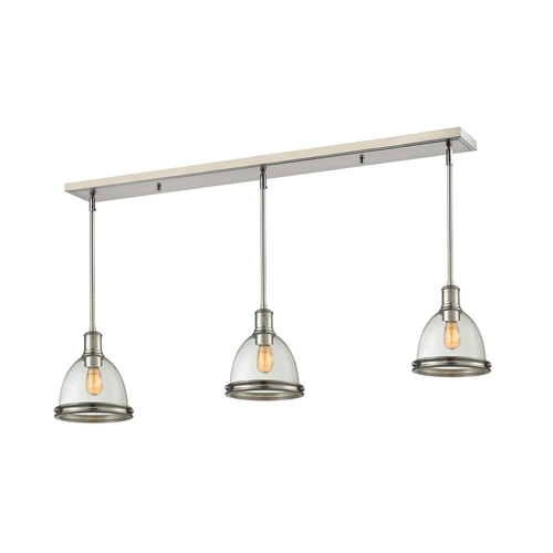 Z-Lite Mason Brushed Nickel Multi-Light Pendant by Z-Lite 718MP-3BN