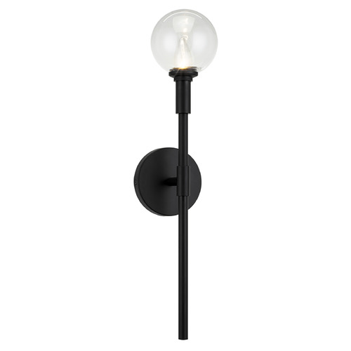 Matteo Lighting Matteo Lighting Candlestix Black Sconce W64801BKCL