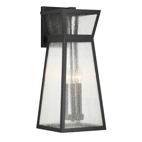 Millford 22-Inch Outdoor Wall Light in Black by Savoy House