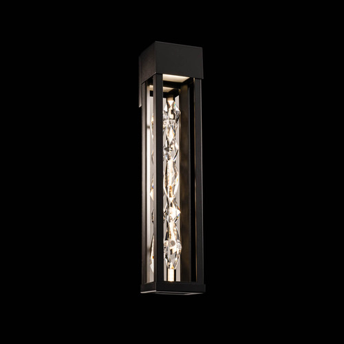Schonbek Beyond Polar 22-Inch LED Outdoor Wall Light in Black by Schonbek Beyond BWSW59322-BK