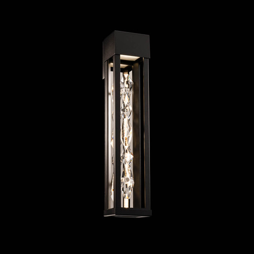Polar 22-Inch LED Outdoor Wall Light in Black by Schonbek Beyond