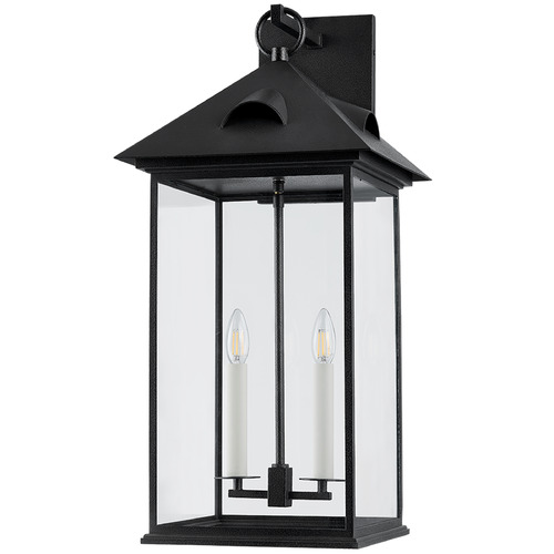 Troy Lighting Corning Forged Iron LED Outdoor Wall Light