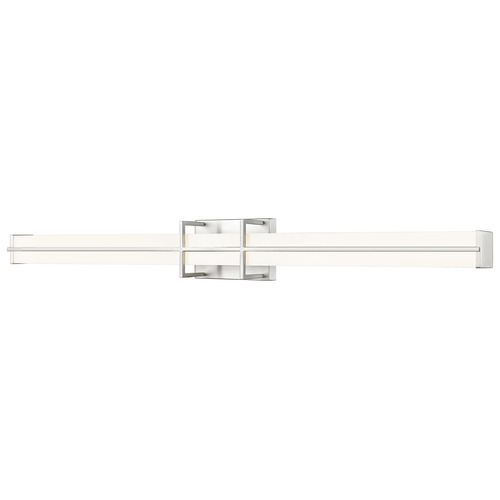 Z-Lite Z-Lite Harrison Brushed Nickel LED Vertical Bathroom Light 1011-40W-BN-LED