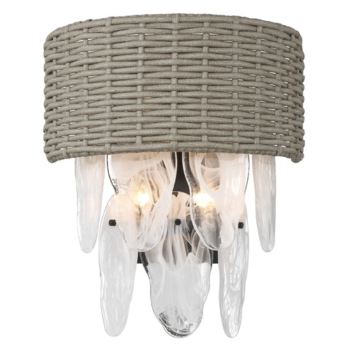 Breakers Isle 4-Light Sconce in Coal Black by Minka Lavery