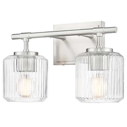 Z-Lite Landon Brushed Nickel Bathroom Light