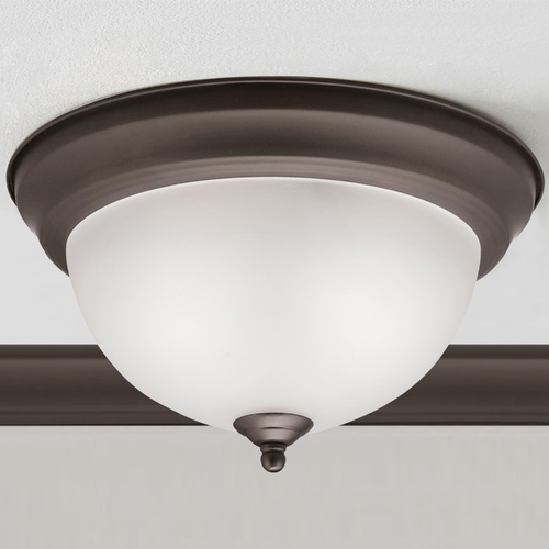 Kichler Lighting 11.25-Inch Flush Mount in Olde Bronze by Kichler Lighting 8111OZ