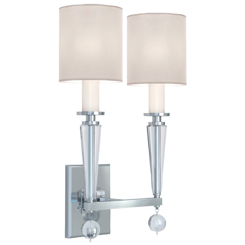 Crystorama Lighting Paxton Polished Nickel Sconce