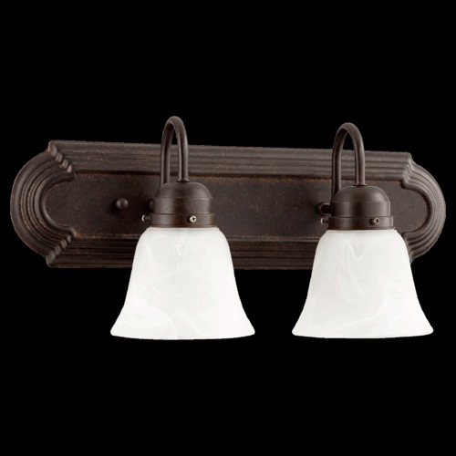 Toasted Sienna Bathroom Light by Quorum Lighting