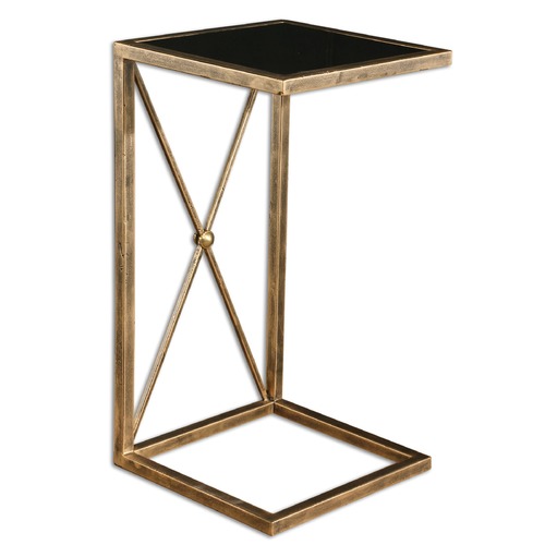 Zafina Gold Side Table by Uttermost Lighting